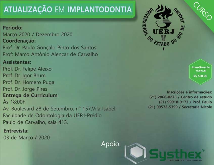 ATUALIZAÇÃO EM IMPLANTODONTIA