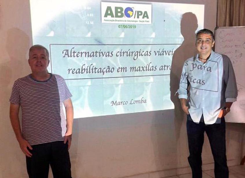 lguns registros do Hands On realizado pelos professores Paulo Teles Almeida e Marco Lomba que ocorreu na ABO/PA