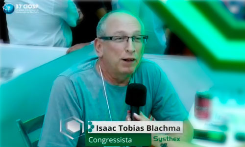 Entrevista Dr. Isaac Tobias Blachma durante a 37º CIOSP